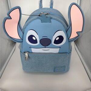 Disney Light Blue Stitch Ear Mini Backpack